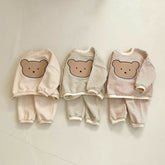 Infant Kids Baby Boys Girls 2pcs Clothes Sets Long Sleeve Hoodie-TB00750-Veeddydropshipping